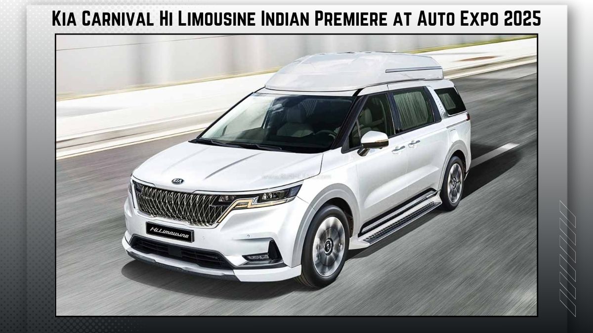 Redefining Comfort: Kia Carnival Hi Limousine Indian Premiere at Auto Expo 2025